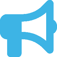 Bullhorn icon representing the marketing resources you'll access with Hollywood Beach property management services
